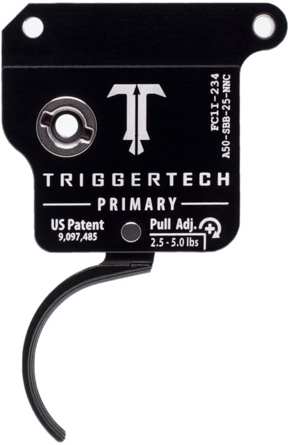 DEMO Triggertech Primary Trigger Armalite AR-50 2.5-5 lb Pull Ambidextrous Curved Anodized Black A50-SBB-25-NNC - Triggertech