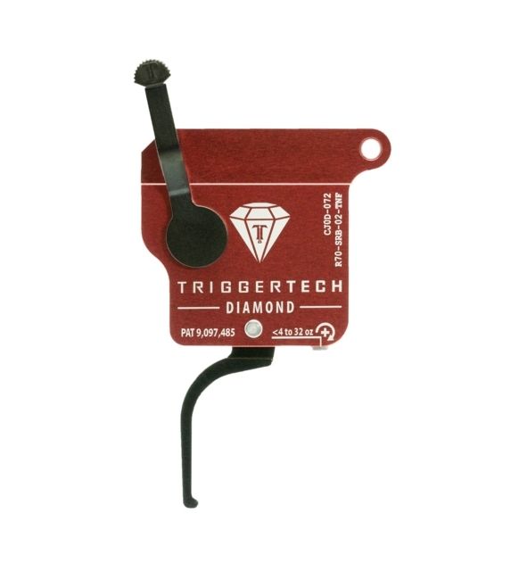 DEMO Triggertech Rem 700 Black Diamond Flat Clean Trigger PVD Black R70-SRB-02-TNF - Triggertech