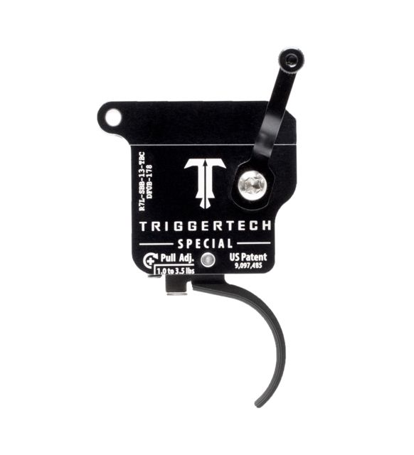 Triggertech Triggertech Rem 700 Left Black Special Curved Trigger PVD Black - $259.99 at Optics Planet