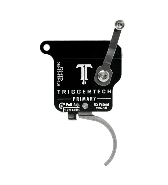 Triggertech Triggertech Rem 700 Left Primary Curved Trigger Stainless - $199.99 at Optics Planet