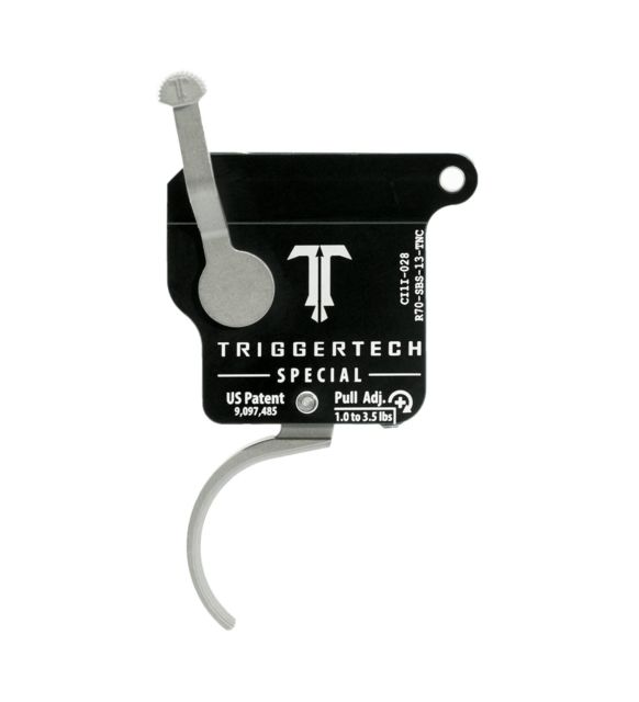 DEMO Triggertech Rem 700 Special Curved Clean Trigger Stainless R70-SBS-13-TNC - Triggertech