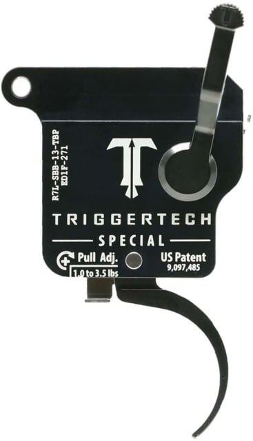 Triggertech Remington 700 Left Hand Pro Curved Drop In Special Trigger w/ Bolt Release, 1-3.5lb Pull, Black, R7L-SBB-13-TBP in US