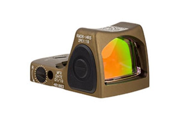 DEMO Trijicon RM06 RMR Type 2 Adjustable LED Red Dot Sight 3.25 MOA Red Dot No Mount Hard Anodized Coyote Brown - Trijicon