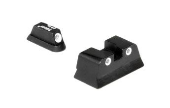 USED Trijicon Bright & Tough 3 Dot Green Front/Rear Night Sight Set - CZ75 & CZ99 w/Dovetail Front