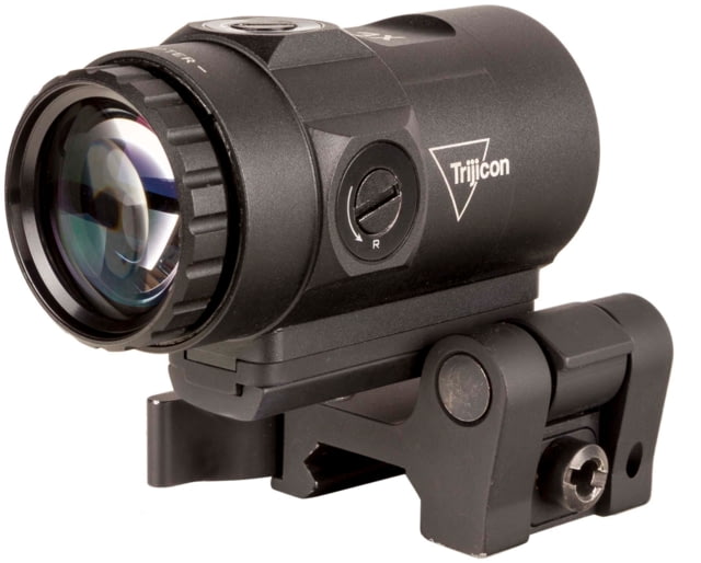 USED Trijicon MRO HD 3X Red Dot Sight Magnifiers w/Adjustable Height Quick Release Flip to Side Mount Black - Trijicon