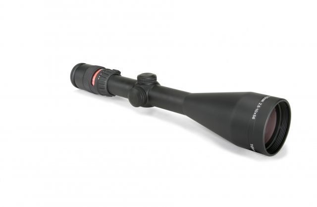 Trijicon AccuPoint TR-22 2.5-10x56mm Rifle Scope 30 mm Tube Second Focal Plane Black Red BAC Triangle Post Reticle MOA Adjustment 200035