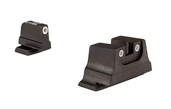 EDEMO Trijicon Night Sight Suppressor Set w/White Front/White Rear and Green Lamps for Smith and Wesson MP C.O.R.E  EDEMO1 - Trijicon