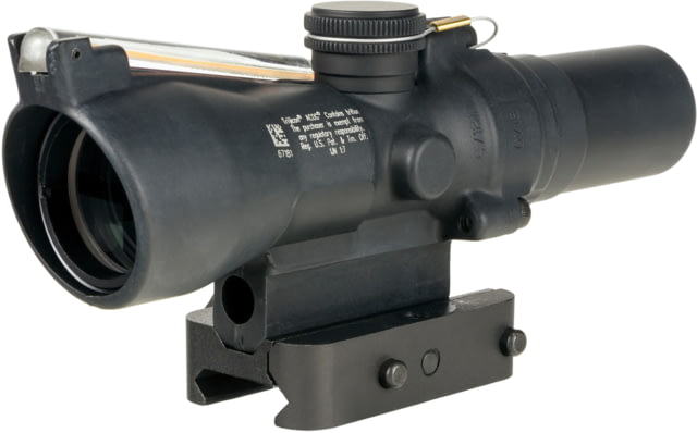 Trijicon Compact Dual Illuminated ACOG Scope 1.5x24 mm Amber 8 MOA Triangle Reticle Matte Black