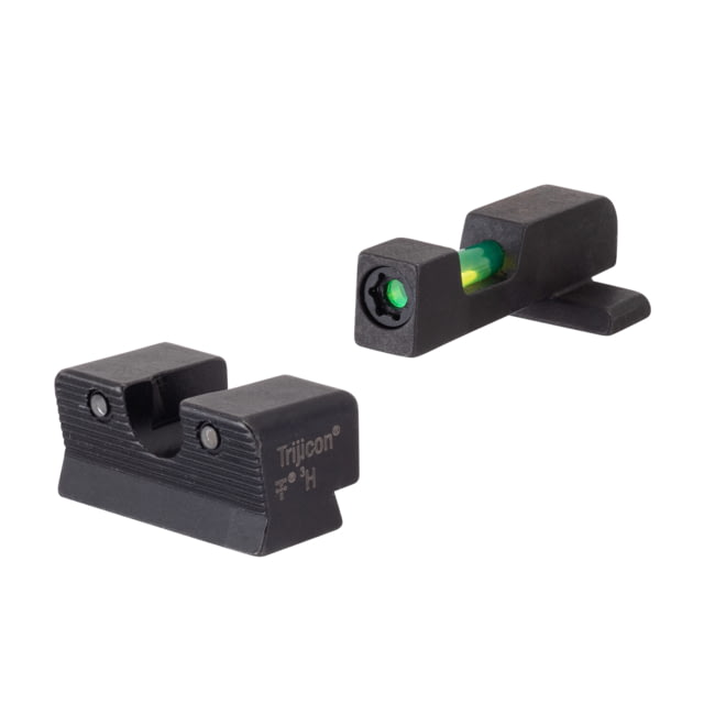 USED Trijicon DI Night Sight Set Dual-Illuminated U-Notch Tritium Green Front Color/ Rear Color Springfield Armory XD-S Mod. 2  EDEMO1 Used - Trijicon