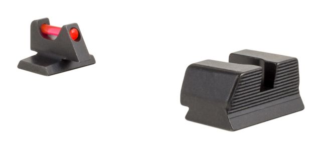 Trijicon Fiber Optic Pistol Front/Rear Sight Set, Red Fiber Stick, FNS-9/FNX-9/FNP-9, Black, 601071 by USA Trijicon Pistol Tritium & Fiber Optic Night Sights