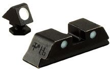 Trijicon Trijicon Bright & Tough  For Glock 3 Dot Front & Rear Steel Sight Set NO TRITIUM - $47.89 at Optics Planet