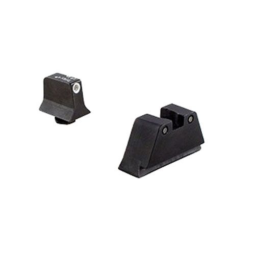 Trijicon Trijicon For Glock Sup Night Sight w/ Wht Outline/Grn Lamps White/Black Suppressor Night Sight Set 196577 - $133.49 at Optics Planet