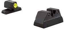 Trijicon Trijicon H&K USP HD Night Sight Set - Yellow Front Outline - $156.99 at Optics Planet