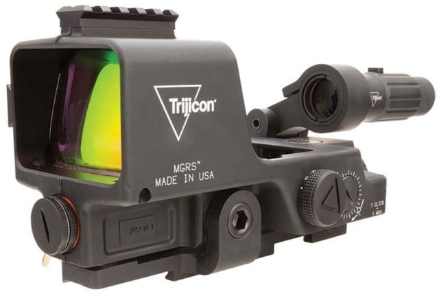Trijicon MGRS and MAG Red 35 MOA Segmented Circle Rifle Scope 3.0 MOA Dot M2/M240 Black