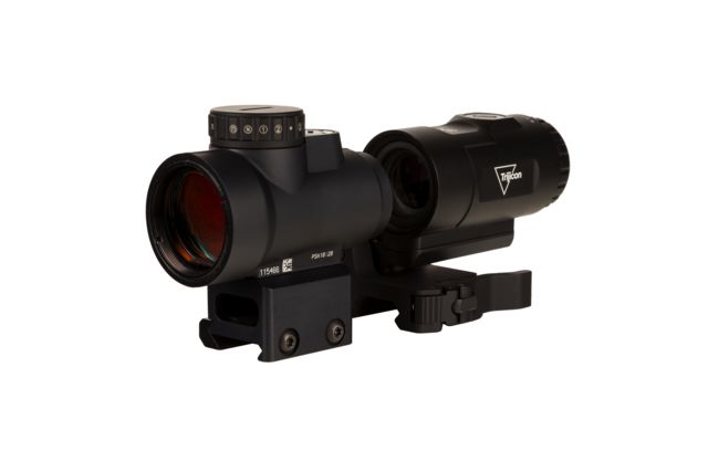 Demo Trijicon MRO HD 1x25mm Red Dot Sights Combo Set 68 MOA Reticle w/2.0 MOA Dot Black - Trijicon