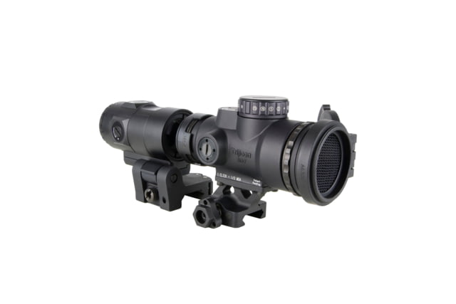 Trijicon Trijicon MRO HD Patrol Combo Set 1x25 68 MOA Reticle w/ 2.0 MOA Dot Full Co-Witness Q-LOC Mount AC32070 and 3x Magnifier w/ Quick Release Flip-to-Side - $1659.00 at Optics Planet