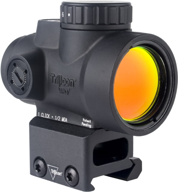 Trijicon MRO SD 1x25mm Reflex Red Dot Sight 2.0 MOA Adjustable Red Dot with Full Co-witness Mount Black