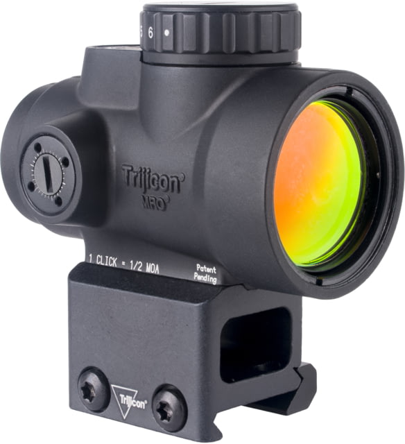 Trijicon MRO SD 1x25mm Reflex Red Dot Sight 2.0 MOA Adjustable Red Dot with Lower 1/3 Co-witness Mount Black