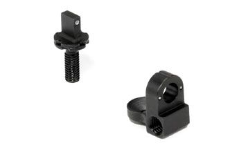 USED Trijicon Bright & Tough 3 Dot Night Sights Green Front & Rear - Colt M16/AR15 - CP25 EDEMO1 Used Condition Fair - Trijicon