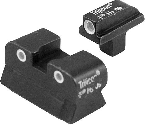 Trijicon Bright & Tough Night Sight Set Green Front and Yellow Rear - Colt Officers - Trijicon
