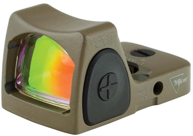 Trijicon RM06 RMR Type 2 Adjustable LED Red Dot Sight 3.25 MOA Red Dot w/o Mount Matte FDE