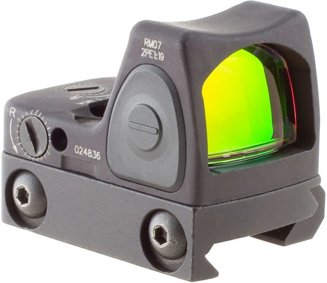 Trijicon RMR Type 2 Adjustable Red Dot Sight 1x 6.5 MOA Red Dot RM33 Mount Black