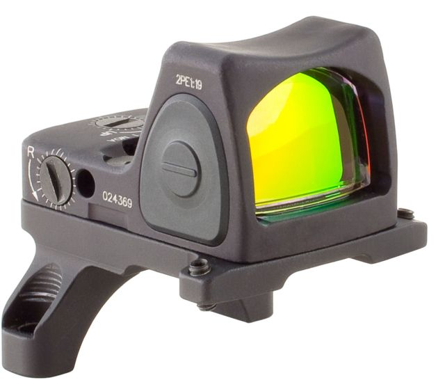 Trijicon RMR Type 2 Adjustable Red Dot Sight 1x 6.5 MOA Red Dot RM35 Mount Black