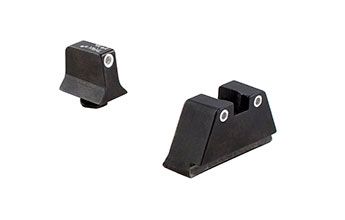 EDEMO Trijicon Night Sight Suppressor Set White Front/White Rear Green front/Orange Rear Lamps Black EDEMO5 - Trijicon