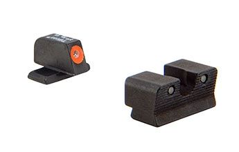 USED Trijicon HD XR Night Sight Set Orange Front Outline for Sig Sauer .40S&W .45ACP Black  EDEMO4 Condition Parts Only/Salvage Defective - Trijicon