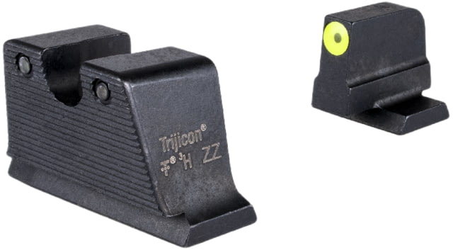 Trijicon HD XR Suppressor/Optic Height Tritium Night Sights - Yellow Front Outline - for M&P C.O.R.E M&P M2.0 Optics Ready Black