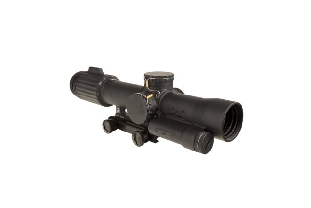 Trijicon VCOG VC18 1-8x28mm Rifle Scope 34 mm Tube First Focal Plane Black Red MOA Crosshair Dot w/ Segmented Circle Reticle MOA Adjustment