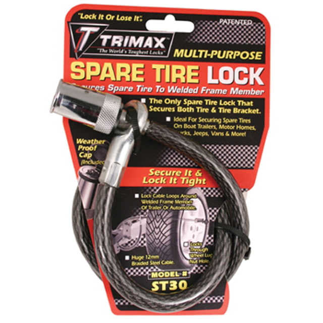 Trimax Spare Tire Cable Lock, ST30