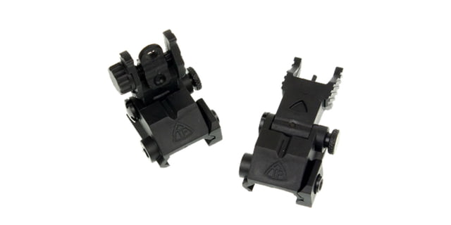 Trinity Force High Density Polymer Flip-Up Iron Sight Set Black - Trinity Force