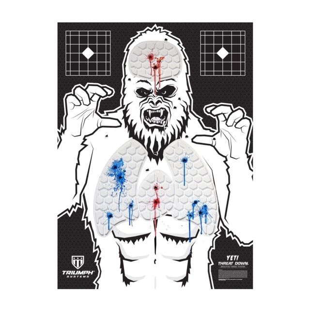 Triumph Systems Threat Down Bleeding Yeti Target 22x30