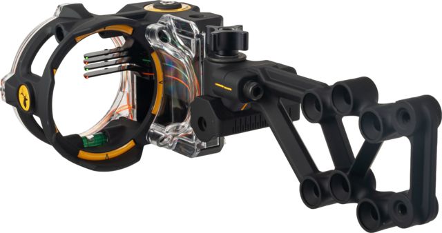Trophy Ridge React H4 4-Pin Bow Sight Right Handed .019 inch Horizontal Shadow Finish Black