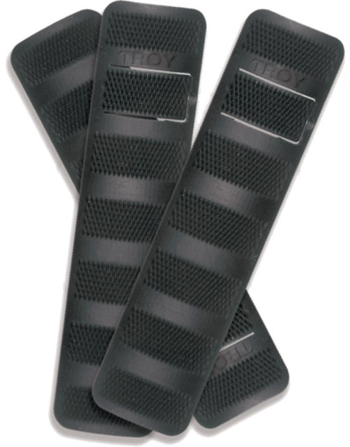 DEMO Troy 6.2in Battle Rail Covers 3 Pack Black SCOV-BRC-36BT-00 - Troy