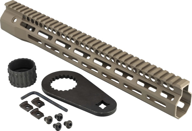 Troy Battlerail SOCC .308 13in Special Ops M-LOK Compatible High Profile Flat Dark Earth - Troy