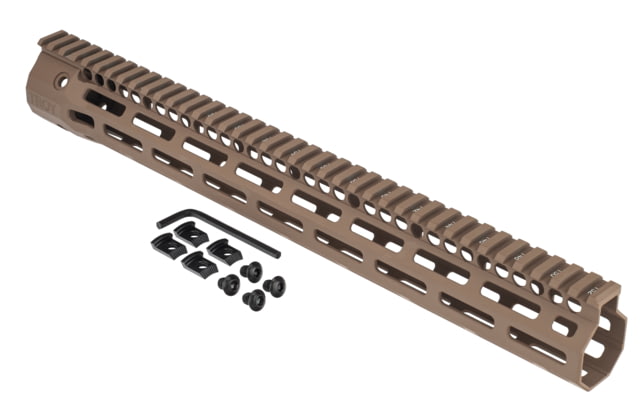 Troy Battlerail SOCC151 15.125in Special Ops M-LOK Compatible Low Profile Flat Dark Earth - Troy