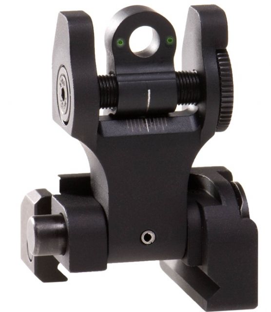 USED Troy Top Mounted Deployable Rear Sight for AR-15 Black SSIG-FBS-RTBT-00 EDEMO2 Used Condition Fair - Troy