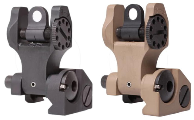 USED Troy Rear Folding Battle Sight T6 Aircraft Aluminum Black FBS-R0BT-00 EDEMO14 Condition Fair Used - Troy