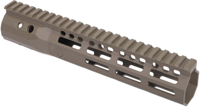 Troy Industries SOCC Gen 2 Free Float M-LOK Handguard AR-15 Aluminum Battle Rail FDE 10.5in - Troy