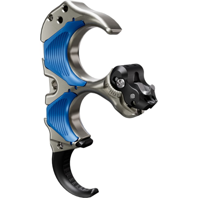 TRU Ball Aileron HBC Flex Release Blue/Quick Silver Brass 3 Finger Medium 1502869 - Tru Ball