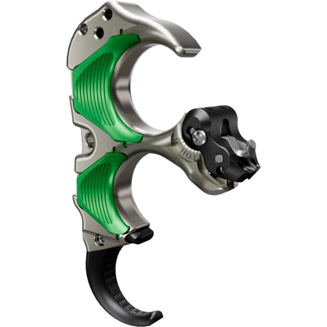 TRU Ball Aileron HBC Flex Release Green/Quick Silver Brass 3 Finger Medium 1502870 - Tru Ball