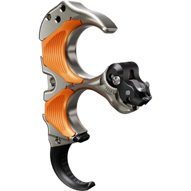 TRU Ball Aileron HBC Flex Release Orange/Quick Silver Brass 3 Finger Medium 1502871 - Tru Ball
