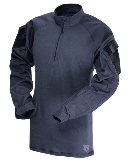 TRU-SPEC 1/4 Zip Tactical Response Shirt - Men's Extra Large Long Navy/Navy 2567026
