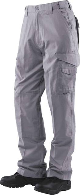 TRU-SPEC 24-7 Series Tactical Teflon Pants - Men's PolyCotton Ripstop Light Gray Waist 40 in Inseam 32 in 1089008