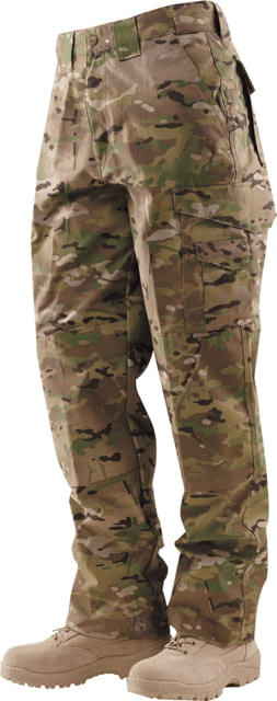 TRU-SPEC 24-7 Series Tactical Teflon Pants - Men's PolyCotton Ripstop MultiCam Waist 34 in Inseam 30 in 1067045