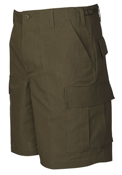 Tru-Spec BDU 100percent Cotton Rip-Stop Shorts OD Green L 4252005 - Tru-Spec
