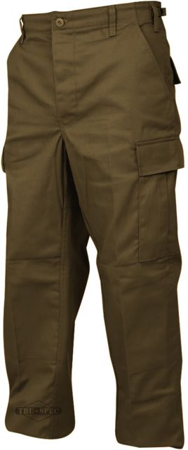 TRU-SPEC BDU 65/36 Poly/Co Rip Pants - Men's Brown 2XL Long 1343027 - Tru-Spec