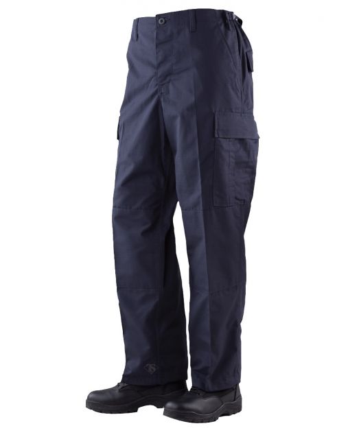 TRU-SPEC BDU 65/36 Poly/Co Rip Pants - Men's Navy Extra Large Short 1335046 - Tru-Spec